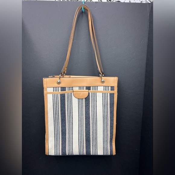 Jones New York Handbags - Jones New York shoulder bag Signature Navy Blue and white